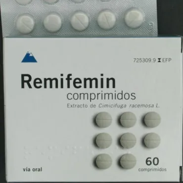  - Comprimidos que actúan frente a los síntomas relacionados con la menopausia, como son los sofocos, la irritabilidad y el insomnio. 