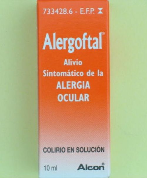 Alergoftal 0.25mg/ml+5mg/ml  - colirio para tratar la conjuntivitis alérgica.