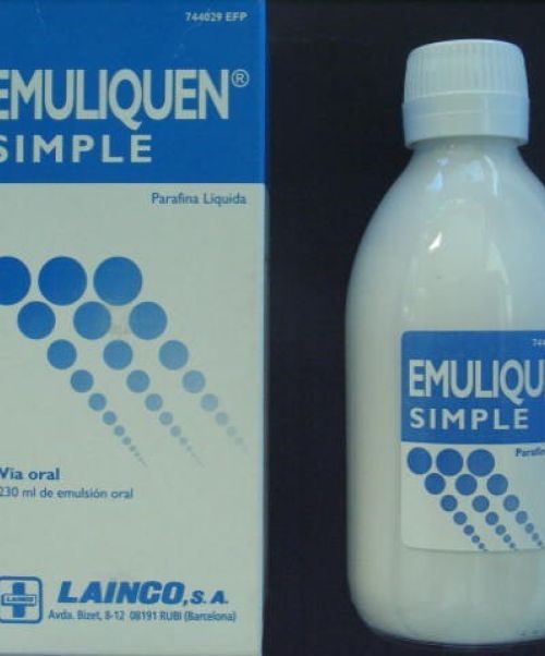 Emuliquen simple 2.39 g/5 ml emulsion oral  - Trata el estreñimiento ocasional producido por reposos de largo tiempo o también para el estreñimiento del viajero.