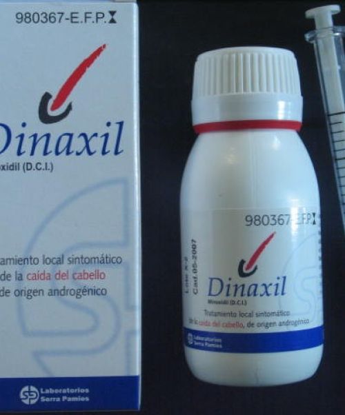 Dinaxil solución capilar - Es una solución capilar a base de minoxidilo para tratar la alopecia o calvicie. 