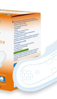 Compresas de algodón Ultrafinas con Alas Día Farmaconfort 