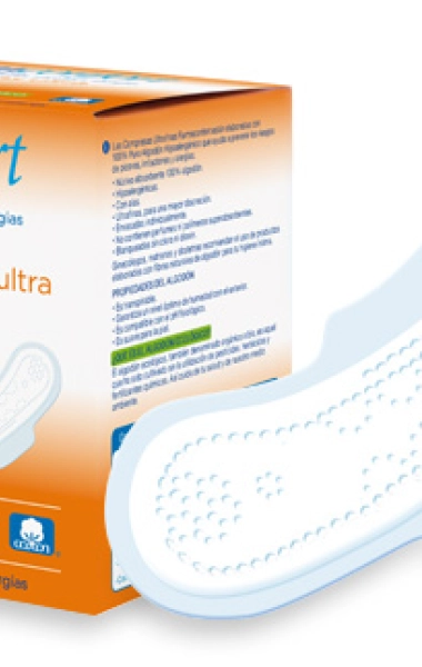 Compresas de algodón Ultrafinas con Alas Día Farmaconfort Compresas de algodón Ultrafinas con Alas Día Farmaconfort