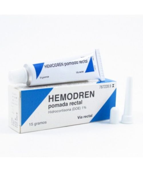 Hemodren 10mg/g - Es una pomada rectal para tratar las almorranas. Se aplica siempre sobre la zona a tratar limpia y seca. Calma el picor y el escozor típico producido las hemorroides.