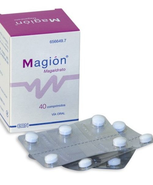 Magion (450 mg) - Antiácido, para tratar la acidez, el reflujo, la gastritis y la úlcera. 