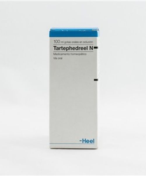 Tartephedreel N 100 ml gotas heel - Tartephedreel N 100 ml gotas es un medicamento homepático especialmente indicado para la tos que requieren sacar flema, expectoración muy difícil.
