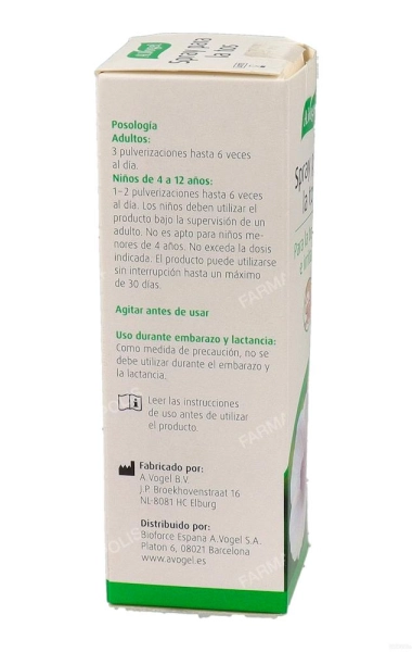 A Vogel Spray para la tos