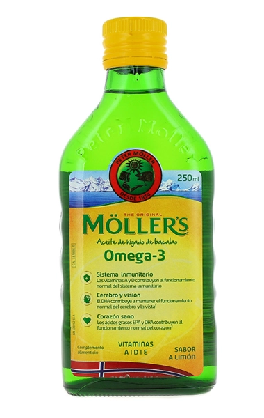 Aceite de Hígado de Bacalao Sabor Limón 