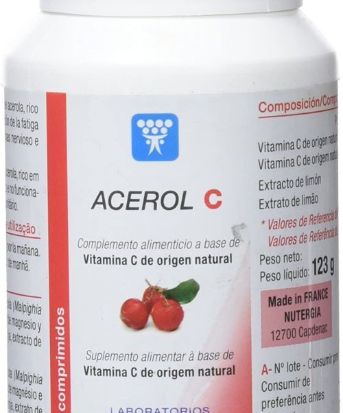 Acerol C - Extracto de Acerola rico en vitamina C, que protege las células contra el estrés oxidativo.