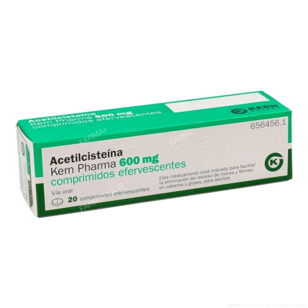Acetilcisteína Kern Pharma 600 mg 