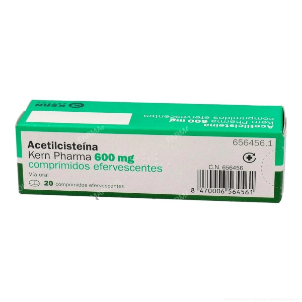 Acetilcisteína Kern Pharma 600 mg 