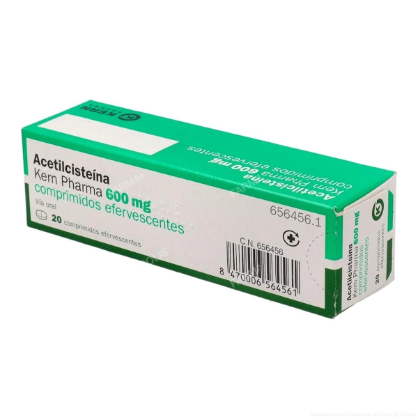 Acetilcisteína Kern Pharma 600 mg 