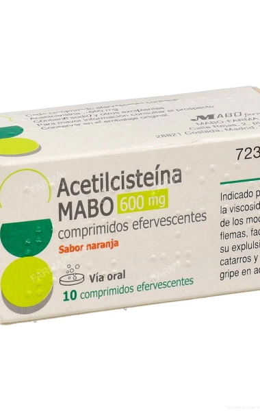 Acetilcisteína MABO 600 mg