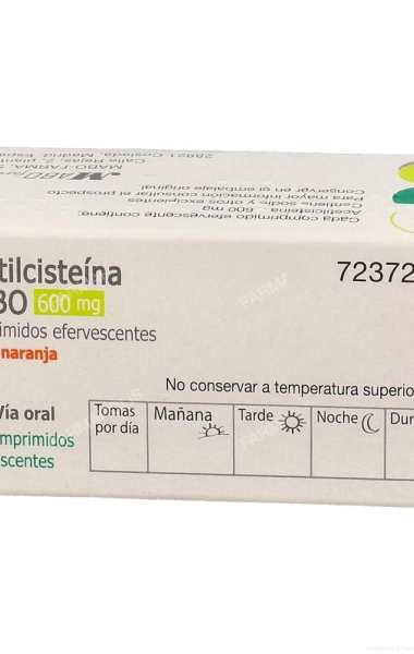Acetilcisteína MABO 600 mg