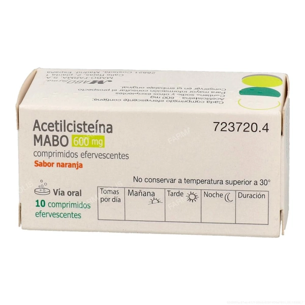 Acetilcisteína MABO 600 mg