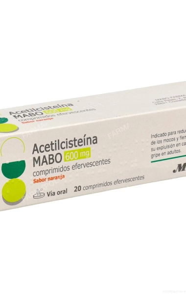 Acetilcisteína MABO 600mg