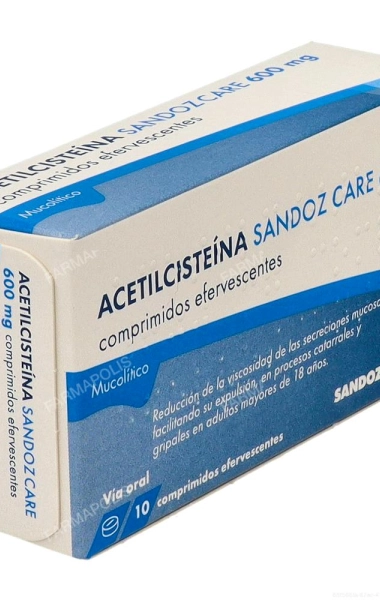Acetilcisteína Sandoz Care 600 mg