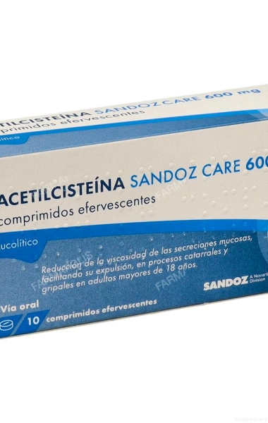 Acetilcisteína Sandoz Care 600 mg