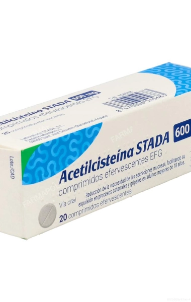 Acetilcisteína Stada 600mg