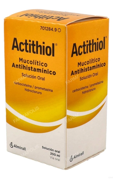 Actithiol mucolitico antihistaminico 