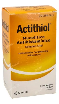 Actithiol mucolitico antihistaminico 