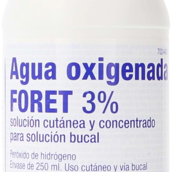 Agua oxigenada foret 3% Agua oxigenada foret 3%