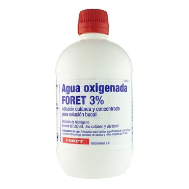  - Es un antiséptico y desinfectante para tratar heridas. Además el agua oxigenada es válida también para tratar hemorragias nasales.