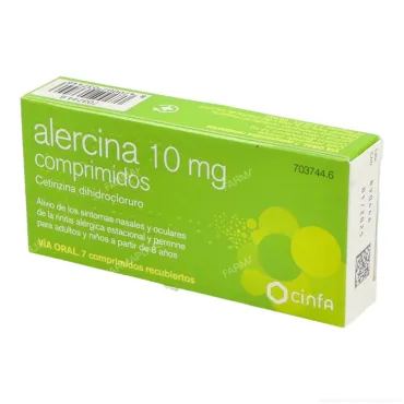  - Comprimidos para tratar diferentes síntomas derivados de la alergia, como lagrimeo, moqueo, congestión y estornudos.