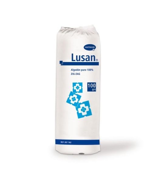 Algodon Lusan 100% Puro - El algodón es un producto muy apropiado para limpiar y desinfectar la piel. Su suavidad mima la piel al máximo. 
