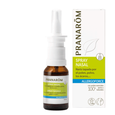  - Descongestionante en procesos alérgicos. Solución hipertónica con aceites esenciales antihistamínicos y descongestionantes para pulverización nasal. Tratamiento sistemático de la congestión nasal.