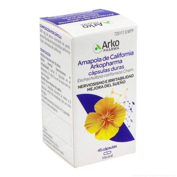 Amapola de california arkopharma 300mg Amapola de california arkopharma 300mg