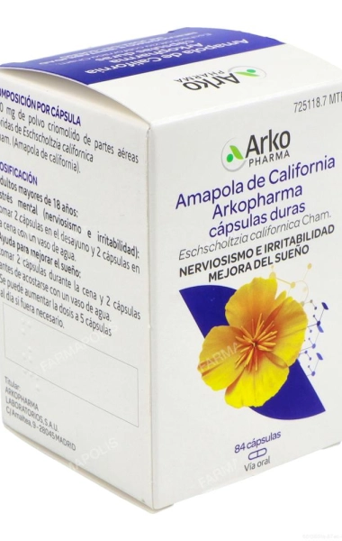 Amapola de california arkopharma 300mg