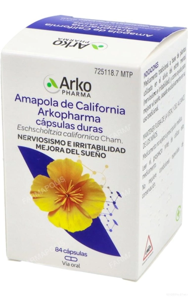Amapola de california arkopharma 300mg Amapola de california arkopharma 300mg