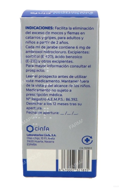 Ambroxol cinfa 6mg/ml
