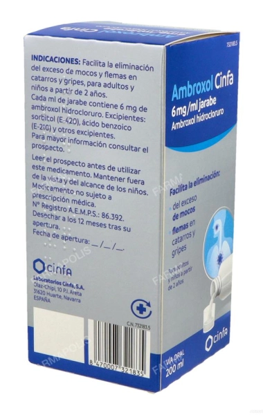 Ambroxol cinfa 6mg/ml