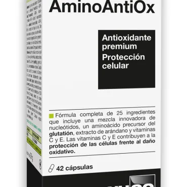  - Aminoácidos, y otros ingredientes super antioxidantes para proteger nuestras células del daño oxidativo..