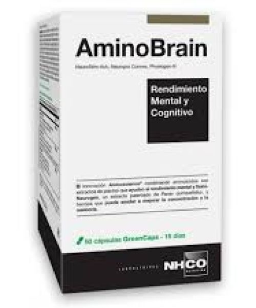 AminoBrain - Cápsulas para mejorar el rendimiento mental y cognitivo.