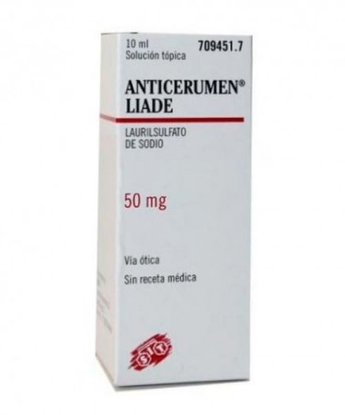 Anticerumen Liade 50mg/ml - Indicado para ablandar y eliminar los tapones de cera del oído.