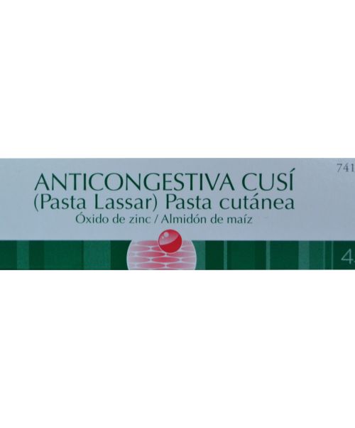 Anticongestiva cusi  - - Tratamiento de las afecciones de la piel como escoceduras, irritacion cutanea, dermatitis de pañal o roces en general.