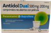  - Paracetamol e ibuprofeno para tratar los diferentes tipos de dolores, bajar la fiebre y calmar el malestar general. Válidos para el dolor de cabeza, de muelas, de boca en general, de regla, de espalda, golpes...