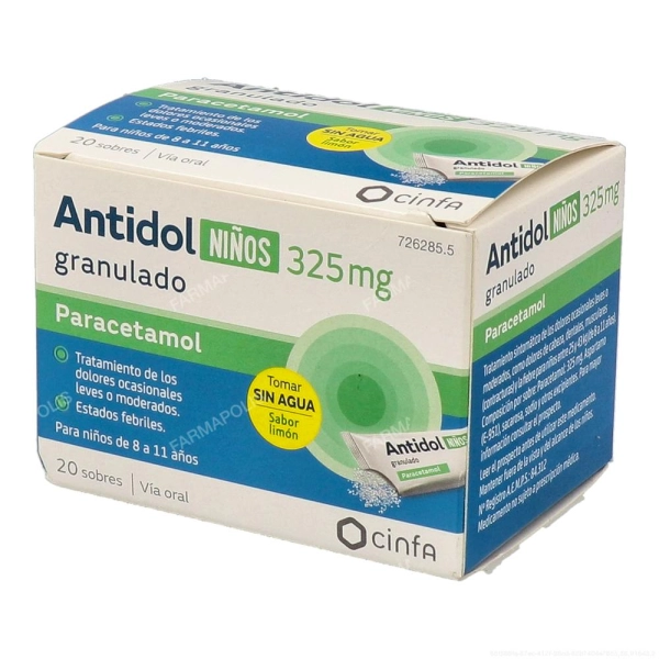 Antidol Niños 325 mg