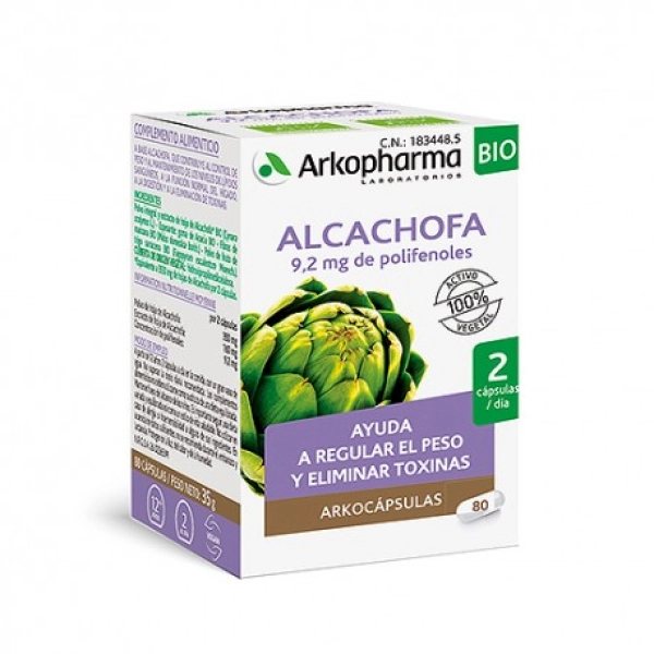 Arkocápsulas alcachofa (150 mg)