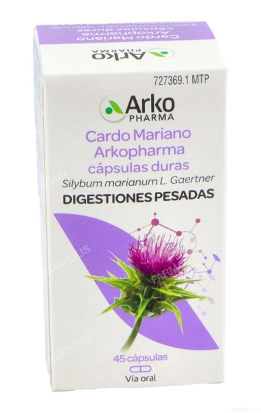 Arkocápsulas cardo mariano 300 mg