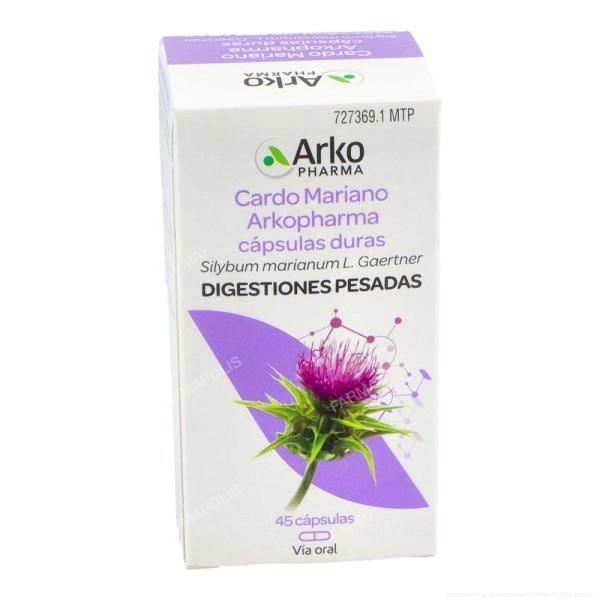 Arkocápsulas cardo mariano 300 mg