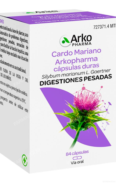Arkocápsulas cardo mariano 300 mg