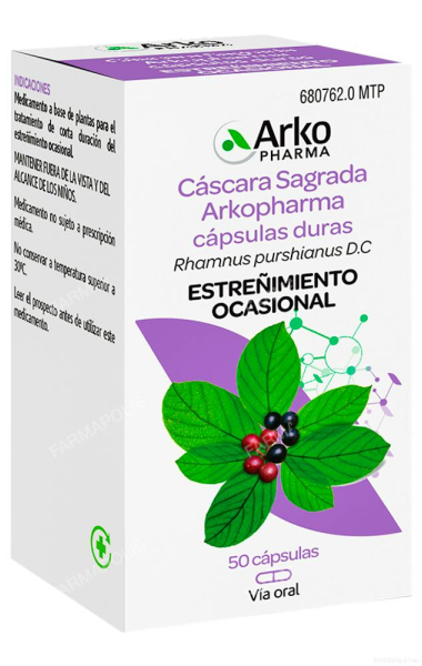 Arkocápsulas cascara sagrada