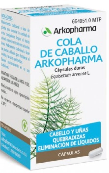Arkocápsulas cola de caballo 190 mg Arkocápsulas cola de caballo 190 mg
