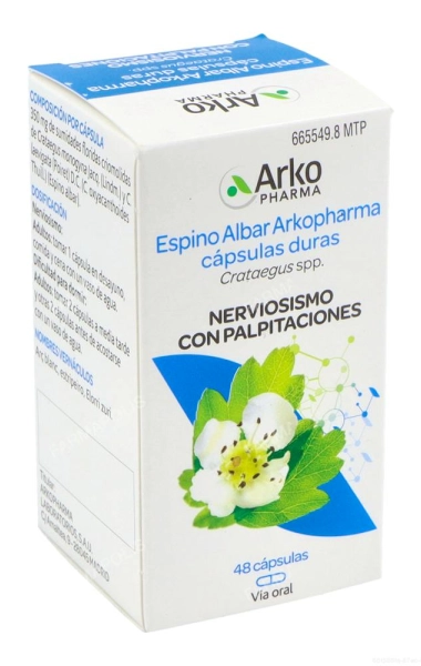 Arkocápsulas espino albar 350mg