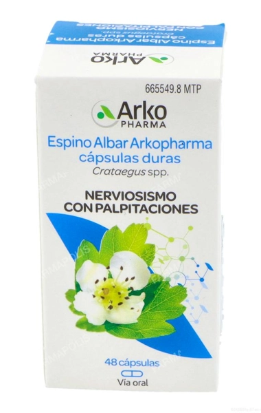 Arkocápsulas espino albar 350mg