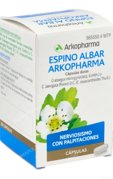 Arkocápsulas espino albar 350mg