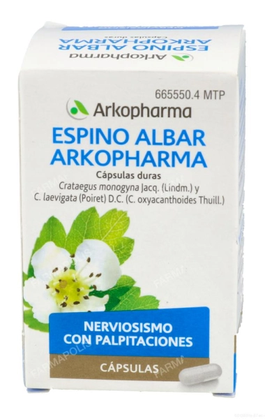 Arkocápsulas espino albar 350mg